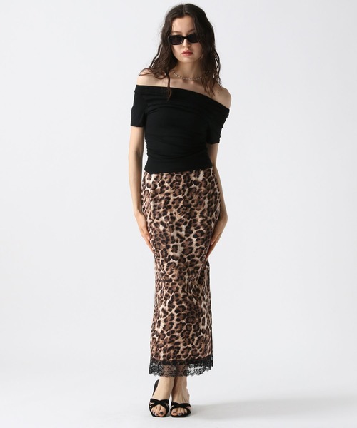 FOREVER 21（フォーエバー トゥエンティーワン）の「【2025SS】華奢見えオフショルドレープＴシャツ（Tシャツ/カットソー・レディース・ブラック/オフホワイト/グレー/ピンク・FREE）」の22枚目の写真