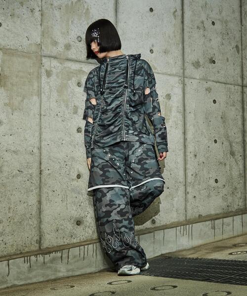 tk.TAKEO KIKUCHI（ティーケータケオキクチ）の「K’PJT by AOI 『Lightweight Parka』（パーカー・レディース・ブラック系/ブラック・66）」の3枚目の写真