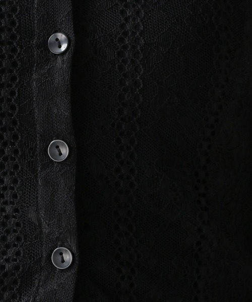 FOREVER 21（フォーエバー トゥエンティーワン）の「【2025SS】切り替えレースカーディガン（カーディガン/ボレロ・レディース・ブラック/オフホワイト/ブルー系その他・FREE）」の14枚目の写真