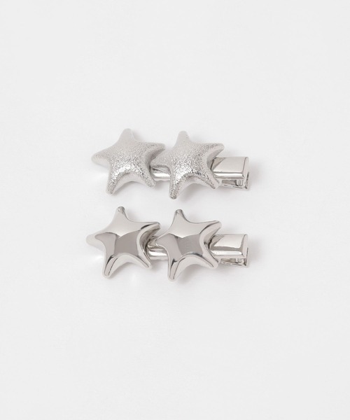 FOREVER 21（フォーエバー トゥエンティーワン）の「スターヘアピン（ヘアピン・レディース・シルバー・FREE）」の2枚目の写真