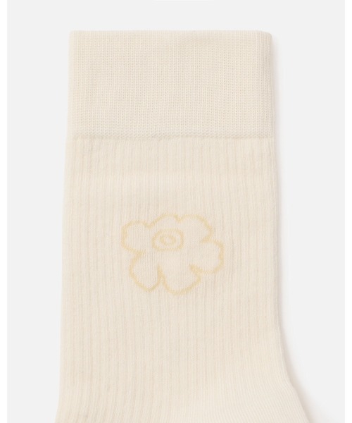 marimekko(マリメッコ)の「Taipuisa Unikko / socks(ソックス/靴下・レディース・ブラック/ホワイト・34/37/40/43)」の5枚目の写真