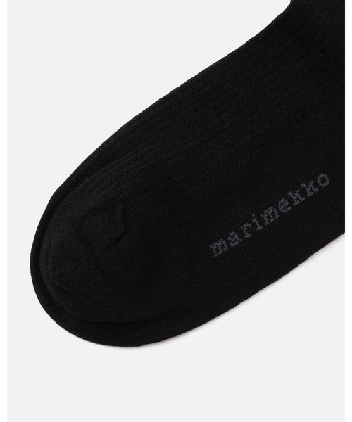 marimekko(マリメッコ)の「Taipuisa Unikko / socks(ソックス/靴下・レディース・ブラック/ホワイト・34/37/40/43)」の9枚目の写真