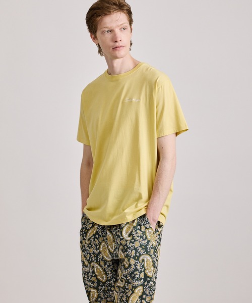 Saturdays NYC（サタデーズ ニューヨークシティ ）の「Script Standard SS Tee（Tシャツ/カットソー・メンズ・イエロー・L/M/S/XL/X-SMALL）」の15枚目の写真