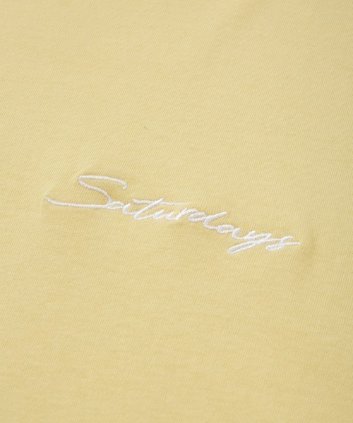 Saturdays NYC（サタデーズ ニューヨークシティ ）の「Script Standard SS Tee（Tシャツ/カットソー・メンズ・イエロー・L/M/S/XL/X-SMALL）」の3枚目の写真
