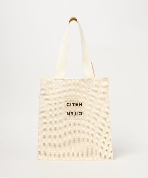 CITEN（シテン）の「＜CITEN＞CITENサマーニットクリアロゴトート（トートバッグ・レディース・オレンジ/ロイヤルブルー/ブラック/オフホワイト・FREE）」の20枚目の写真