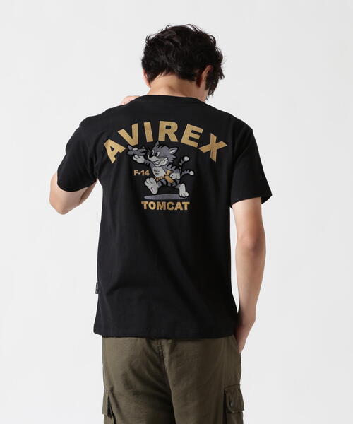 AVIREX(アヴィレックス)の「《WEB&DEPOT限定》TOMCAT T-SHIRT / トムキャット 半袖Tシャツ / AVIREX / アヴィレックス(Tシャツ/カットソー・メンズ・ホワイト/ブラック/ネイビー/ピンク・FREE/MEDIUM/LARGE/X-LARGE/XX-LARGE)」の5枚目の写真