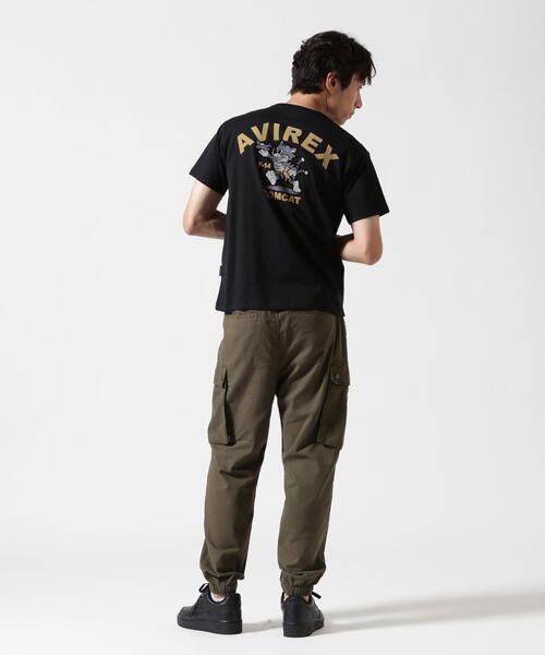 AVIREX(アヴィレックス)の「《WEB&DEPOT限定》TOMCAT T-SHIRT / トムキャット 半袖Tシャツ / AVIREX / アヴィレックス(Tシャツ/カットソー・メンズ・ホワイト/ブラック/ネイビー/ピンク・FREE/MEDIUM/LARGE/X-LARGE/XX-LARGE)」の6枚目の写真