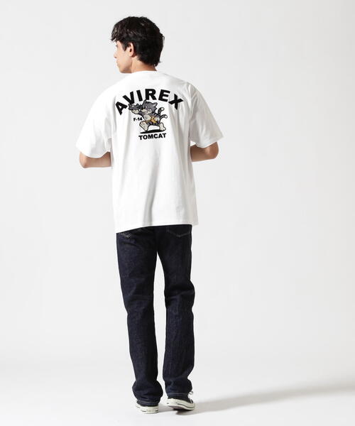 AVIREX(アヴィレックス)の「《WEB&DEPOT限定》TOMCAT T-SHIRT / トムキャット 半袖Tシャツ / AVIREX / アヴィレックス(Tシャツ/カットソー・メンズ・ホワイト/ブラック/ネイビー/ピンク・FREE/MEDIUM/LARGE/X-LARGE/XX-LARGE)」の12枚目の写真