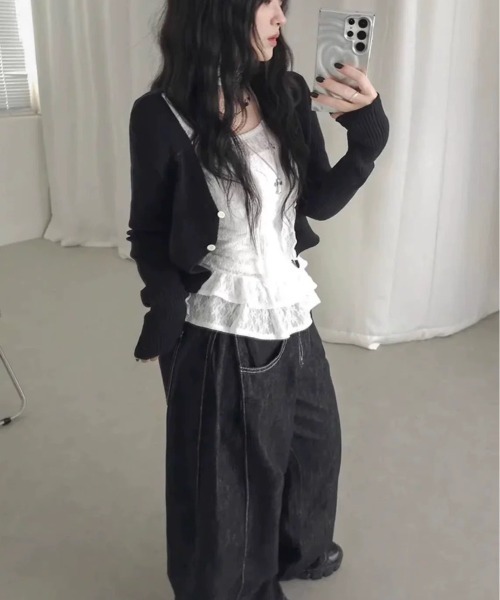 almo（アルモ）の「【LAMPOON】ストールセットレースフリルブラウス（シャツ/ブラウス・レディース・アイボリー/ホワイト・SMALL/MEDIUM/LARGE）」の17枚目の写真