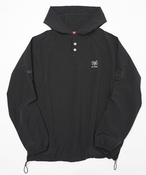 DIVINER GOLF】フードプルオーバーブルゾン メンズ プルパーカー