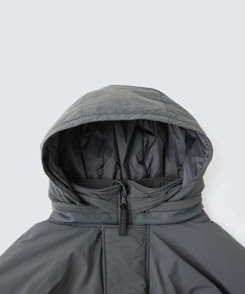 WILD THINGS（ワイルドシングス）の「モンスターパーカー タイプ2│MONSTER PARKA TYPE2（ダウンジャケット/コート・メンズ・ホワイト/ダークグレー/ブラック/ダークオリーブ・S/M/L/XL）」の10枚目の写真