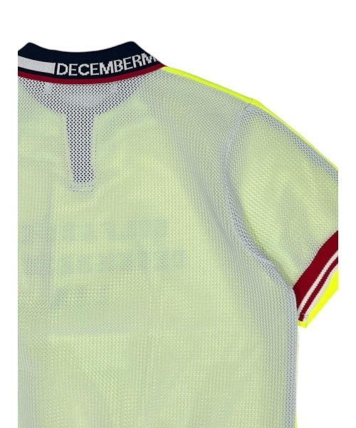 DECEMBERMAY(ディセンバーメイ)の「Meshknit combi skipper polo(Tシャツ/カットソー・レディース・ブラック/ホワイト/イエロー・MEDIUM/SMALL)」の17枚目の写真