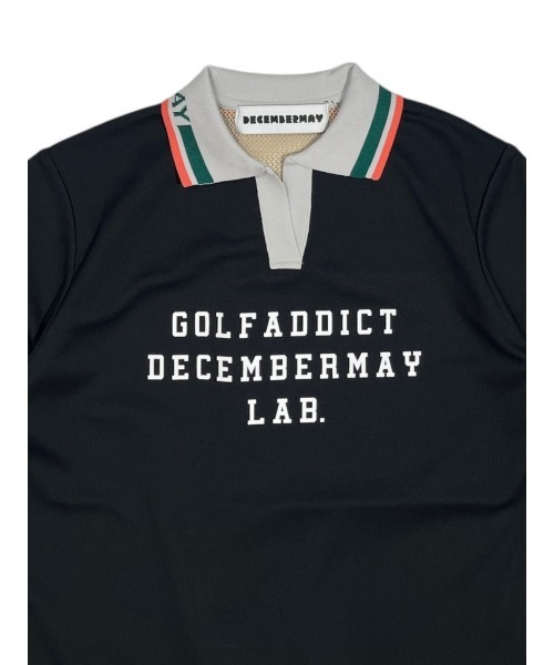 DECEMBERMAY(ディセンバーメイ)の「Meshknit combi skipper polo(Tシャツ/カットソー・レディース・ブラック/ホワイト/イエロー・MEDIUM/SMALL)」の22枚目の写真