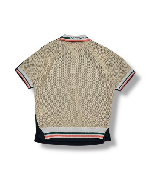 DECEMBERMAY(ディセンバーメイ)の「Meshknit combi skipper polo(Tシャツ/カットソー・レディース・ブラック/ホワイト/イエロー・MEDIUM/SMALL)」の19枚目の写真