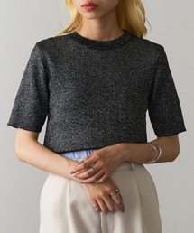 【MAGASIN DE MODE Onjna】12Gラメニットプルオーバー trc