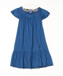 BURBERRY BLUE LABEL 半袖　ワンピース BURBERRY BLUE LABEL 半袖デニムワンピース 38 - メルカリ