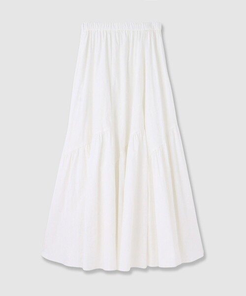 allureville(アルアバイル)の「◇バイヤス切替ギャザースカート(スカート・レディース・ブラウン/ホワイト/アイボリー/ブラック・1/2)」の17枚目の写真