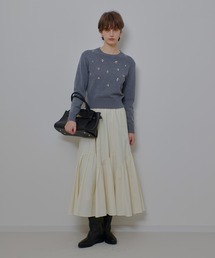 allureville（アルアバイル）の「◇バイヤス切替ギャザースカート（スカート）」