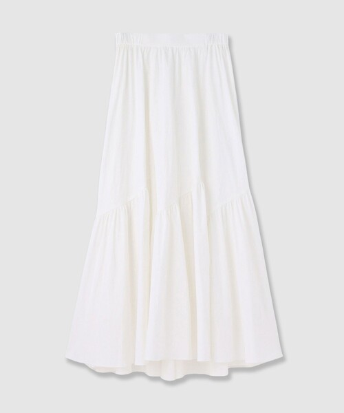 allureville(アルアバイル)の「◇バイヤス切替ギャザースカート(スカート・レディース・ブラウン/ホワイト/アイボリー/ブラック・1/2)」の10枚目の写真