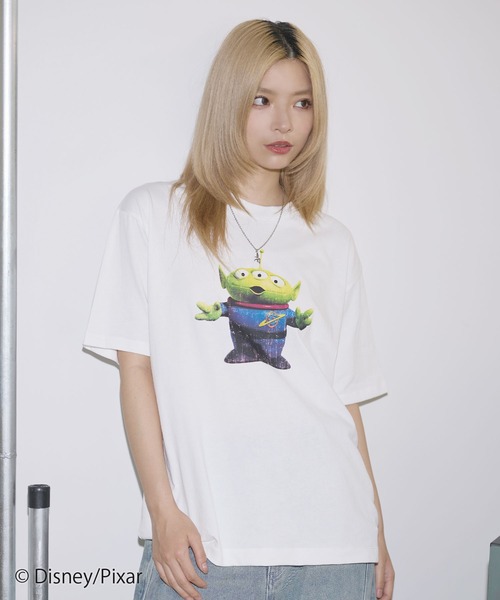 【Disney / Pixar トイ・ストーリー】/ルーズシルエットグラフィックTシャツ セール】【トイ・ストーリー】 別注ルーズシルエット