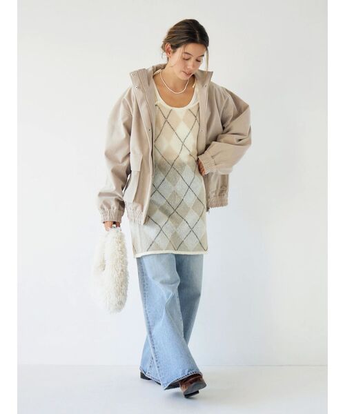 Ungrid(アングリッド)の「フェイクハラコローファー(ローファー・レディース・ベージュ/ブラウン・L/M/S)」の5枚目の写真