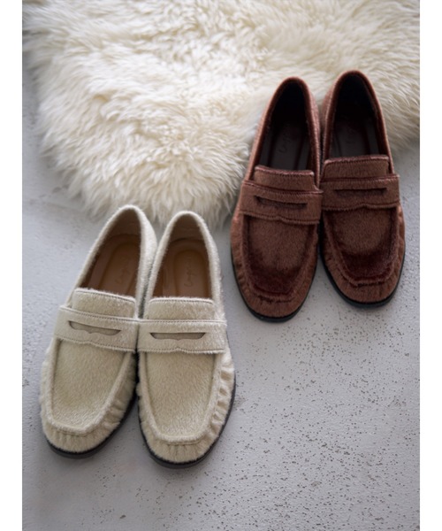 Ungrid(アングリッド)の「フェイクハラコローファー(ローファー・レディース・ベージュ/ブラウン・L/M/S)」の15枚目の写真