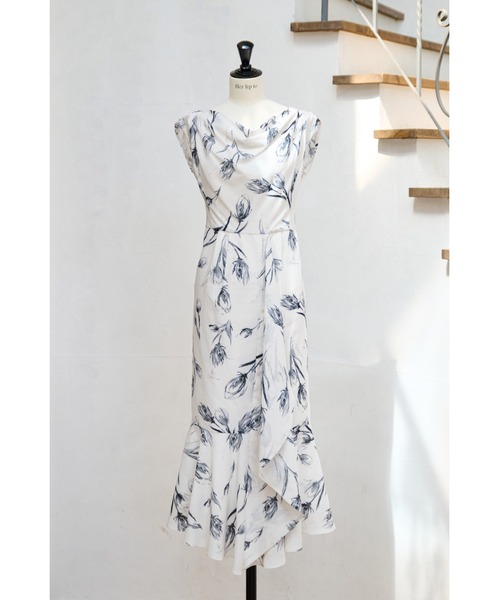 Lea Fleur Ruffled Dress（ワンピース）｜Her lip to（ハー