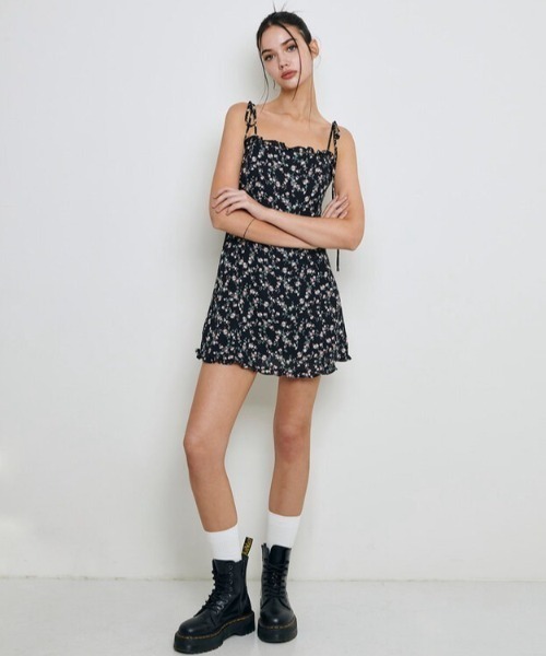 NOTYOURROSE】Frill mini dress（ワンピース）｜NOT YOUR ROSE