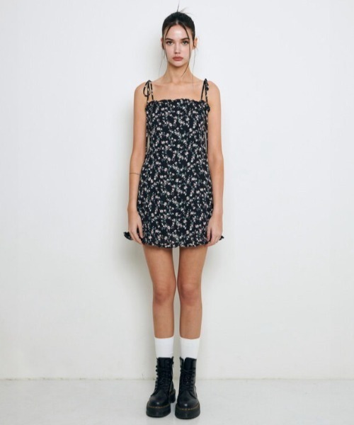 ☆人気☆【Not your rose】☆Frill mini dres.s☆ワンピース☆ NOTYOURROSE】Frill mini dress（ワンピース）｜NOT YOUR ROSE
