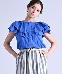 RAW FUDGE | バルーンケープブラウス(シャツ/ブラウス)