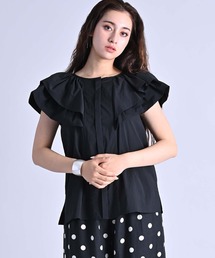 RAW FUDGE | バルーンケープブラウス(シャツ/ブラウス)