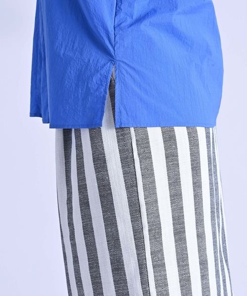 RAW FUDGE（ローファッジ）の「バルーンケープブラウス（シャツ/ブラウス・レディース・ブラック/オフホワイト/ブルー・M）」の22枚目の写真