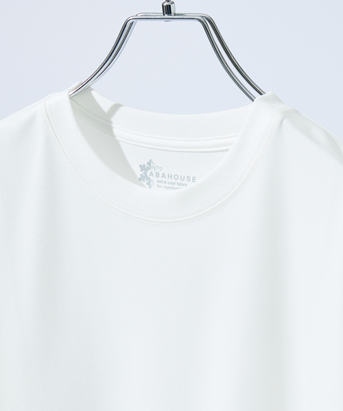 ABAHOUSE(アバハウス)の「【接触冷感/WEB限定】フリーザーTシャツ /アイスピケ ストレッチ(Tシャツ/カットソー・メンズ・チャコールグレー/ブラック/ホワイト/ライトグレー・44/46/48/50)」の8枚目の写真