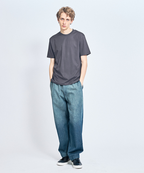 ABAHOUSE(アバハウス)の「【接触冷感/WEB限定】フリーザーTシャツ /アイスピケ ストレッチ(Tシャツ/カットソー・メンズ・チャコールグレー/ブラック/ホワイト/ライトグレー・44/46/48/50)」の14枚目の写真