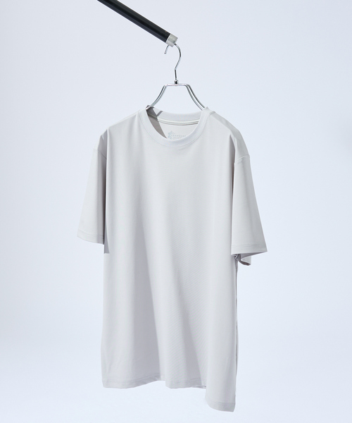 ABAHOUSE(アバハウス)の「【接触冷感/WEB限定】フリーザーTシャツ /アイスピケ ストレッチ(Tシャツ/カットソー・メンズ・チャコールグレー/ブラック/ホワイト/ライトグレー・44/46/48/50)」の16枚目の写真