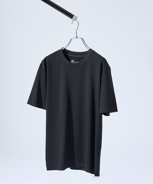 ABAHOUSE(アバハウス)の「【接触冷感/WEB限定】フリーザーTシャツ /アイスピケ ストレッチ(Tシャツ/カットソー・メンズ・チャコールグレー/ブラック/ホワイト/ライトグレー・44/46/48/50)」の22枚目の写真
