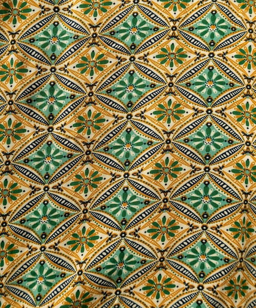 make a ray!(メイク ア レイ!)の「【78】とろみドレープ 総柄プリント オープンカラー 半袖シャツ/オーバーサイズ/ユニセックス(シャツ/ブラウス・メンズ・アイボリー/ブラック系その他/オレンジ/グリーン/ブラック系その他2/ライトブルー/ブラック/ホワイト/ネイビー/レッド/サックスブルー・M/L/XL)」の16枚目の写真