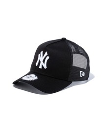 NEW ERA（ニューエラ）の「【NEW ERA】9FORTY A-Frame トラッカー ニューヨーク・ヤンキース ブラック × ホワイト（キャップ）」