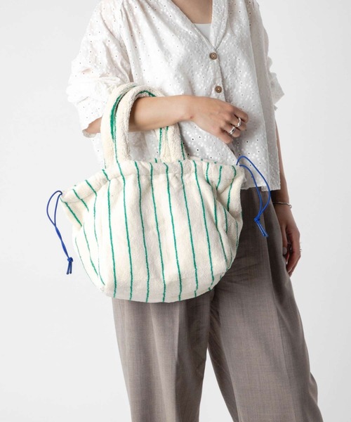 BONGUSTA(ボングスタ)の「BONGUSTA NARAM HANDBAG ボングスタ パイル地ハンドバッグ(ハンドバッグ・レディース・パープル系その他/ブラウン系1/ホワイト系2/ベージュ系1・FREE)」の20枚目の写真