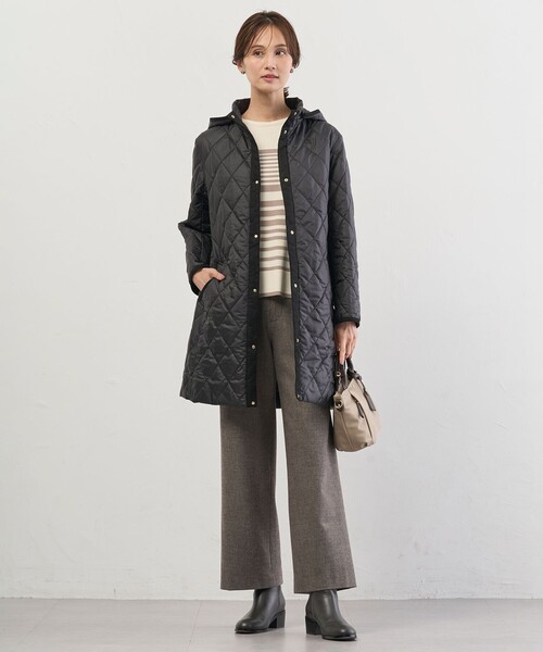 J.PRESS(ジェイプレス)の「VIGODA ボーダー ニット(ニット/セーター・レディース・アイボリー系1/ブラウン系1・LARGE/MEDIUM)」の4枚目の写真