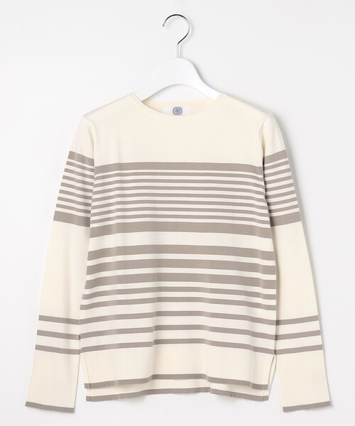 J.PRESS(ジェイプレス)の「VIGODA ボーダー ニット(ニット/セーター・レディース・アイボリー系1/ブラウン系1・LARGE/MEDIUM)」の7枚目の写真