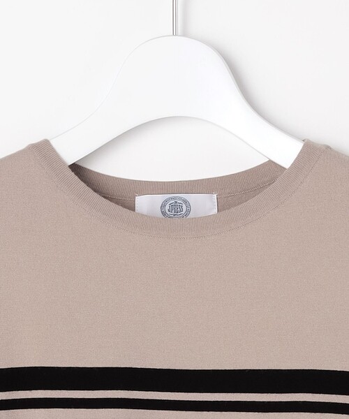 J.PRESS(ジェイプレス)の「VIGODA ボーダー ニット(ニット/セーター・レディース・アイボリー系1/ブラウン系1・LARGE/MEDIUM)」の10枚目の写真