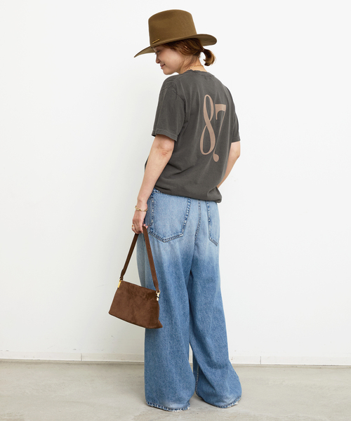 Deuxieme Classe(ドゥーズィエムクラス)の「BTN Velvet Tシャツ(Tシャツ/カットソー・レディース・スミクロ/ブラウン・FREE)」の4枚目の写真