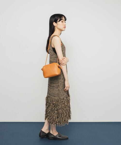 KBF（ケイビーエフ）の「ガマグチミニBAG（ショルダーバッグ・レディース・ブラック/キャメル・ONE）」の17枚目の写真