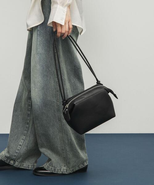 KBF（ケイビーエフ）の「ガマグチミニBAG（ショルダーバッグ・レディース・ブラック/キャメル・ONE）」の8枚目の写真