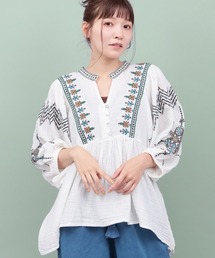 チチカカ | Rico フェズ刺繍モチーフブラウス(シャツ/ブラウス)