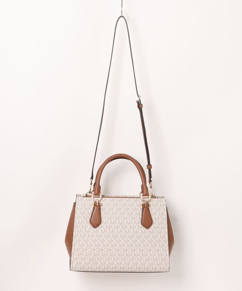 MICHAEL KORS（マイケルコース）の「MARILYN MD SATCHEL サッチェル（ハンドバッグ・レディース・ホワイト系・FREE）」の2枚目の写真