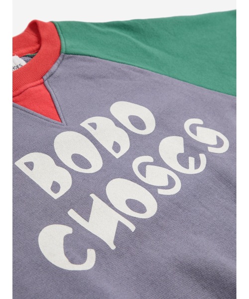 BOBO CHOSES(ボボショーズ)の「Bobo Choses color block ranglan sweatshirt(スウェット・キッズ・マルチ・2-3YEAR/4-5YEAR/6-7YEAR/8-9y/12-13y/10-11y)」の3枚目の写真