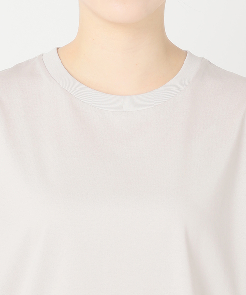 Spick & Span(スピックアンドスパン)の「《追加2》ファインコットンノースリーブプルオーバー(Tシャツ/カットソー・レディース・ブラック/ライトグレー/ホワイト・36/38)」の20枚目の写真
