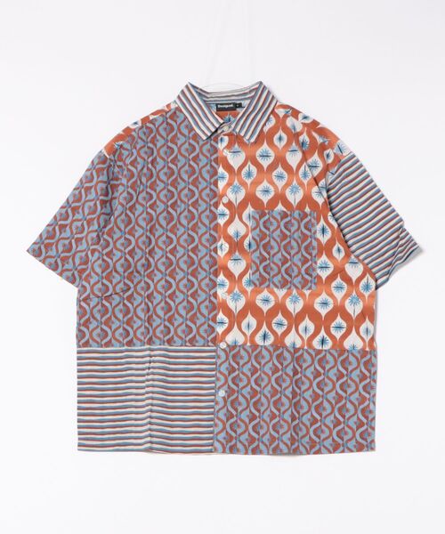 Desigual(デシグアル)の「半袖シャツ ソーレス(シャツ/ブラウス・メンズ・ブルー・S/M/L/XL)」の4枚目の写真
